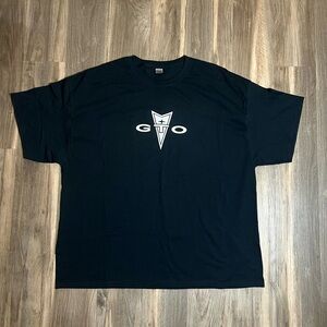 Retro Pontiac GTO Classic American Muscle Car Graphic T-Shirt  Black Men’s 3XL